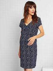 Pyjama De Grossesse Chemise De Nuit Pour Femme Enceinte Vetements Femme Kiabi