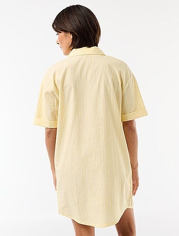 Chemise de nuit maternité boutonnée