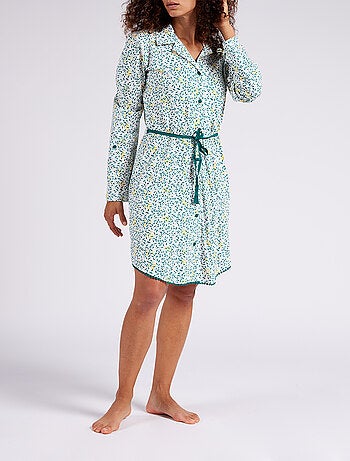 Chemise de nuit mimosa vert - dodo