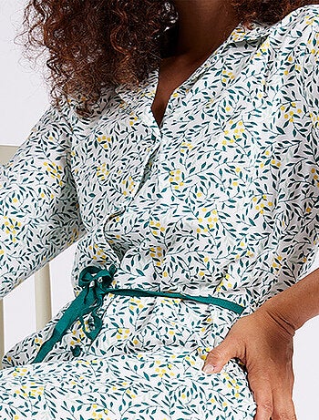 Chemise de nuit mimosa vert - dodo