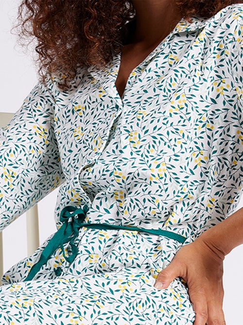 Chemise de nuit   MIMOSA Vert - DODO - Kiabi