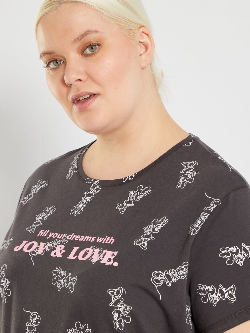 Chemise de nuit 'Minnie' Gris Minnie - Kiabi