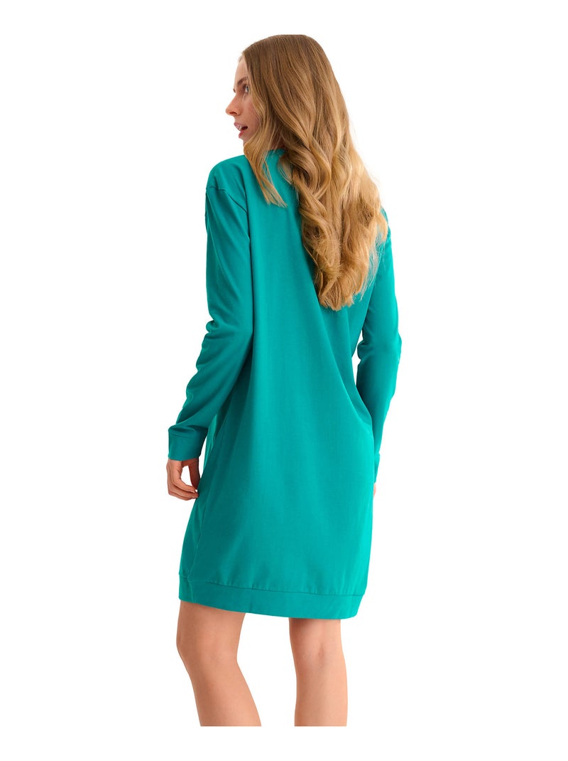 Chemise de nuit M.longues FOXY Vert - Kiabi
