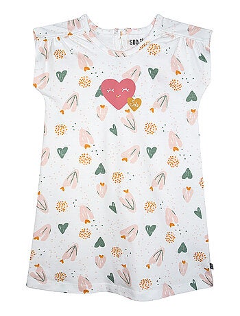 CHEMISE DE NUIT OCTAVIE SANS MANCHES ENFANT