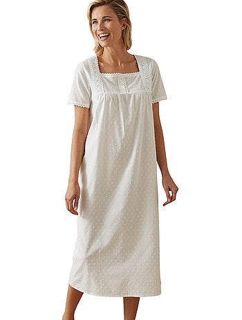 Chemise de nuit plumetis - DAXON