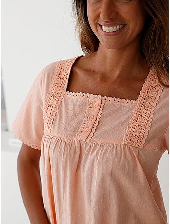 Chemise de nuit plumetis - DAXON