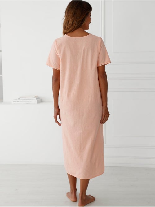 Chemise de nuit plumetis - DAXON - Kiabi