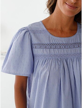 Chemise de nuit plumetis femme - DAXON