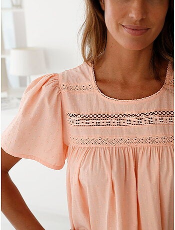 Chemise de nuit plumetis femme - DAXON
