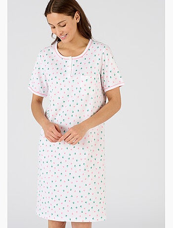 Chemise de nuit pur coton peigné - Damart