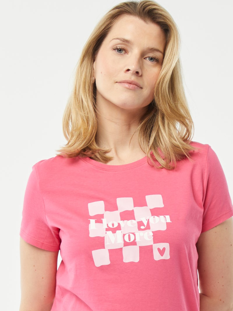 Chemise de nuit Rose - Kiabi
