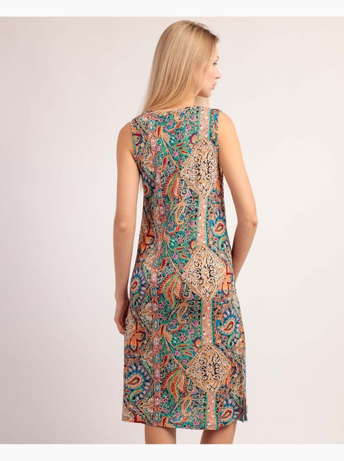 Chemise de nuit sans manches à bordure de jardin pour femme ADMAS GARDEN - Kiabi Chemise de nuit sans manches à bordure de jardin pour femme ADMAS GARDEN - Kiabi