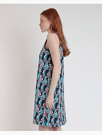 Chemise de nuit sans manches ADMAS Boat Race pour femme