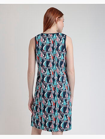 Chemise de nuit sans manches ADMAS Boat Race pour femme