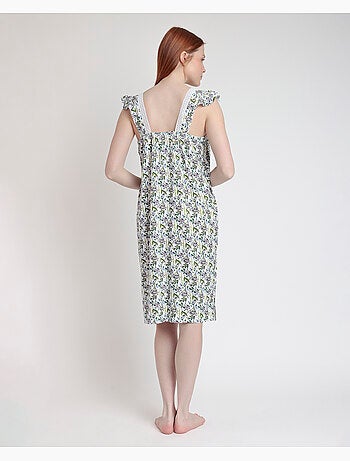 Chemise de nuit sans manches Dream Flowers pour femme ADMAS GARDEN