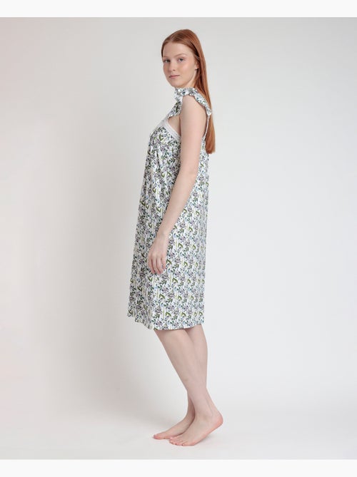 Chemise de nuit sans manches Dream Flowers pour femme ADMAS GARDEN - Kiabi
