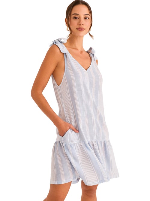 Chemise de nuit sans manches HOMEWEAR P120 - Kiabi Chemise de nuit sans manches HOMEWEAR P120 - Kiabi