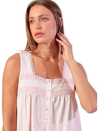 Chemise de nuit sans manches Light Classic