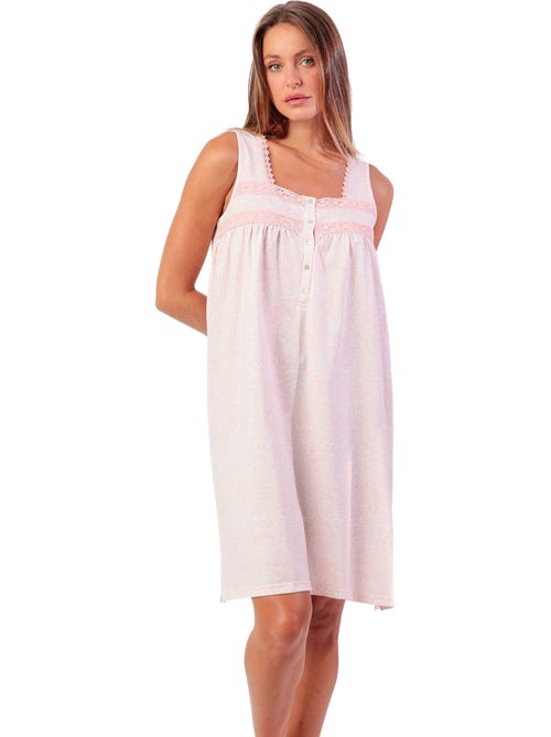Chemise de nuit sans manches Light Classic - Kiabi Chemise de nuit sans manches Light Classic - Kiabi