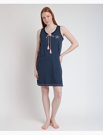 Chemise de nuit sans manches Loading Energy pour femme RESTEZ À LA MAISON