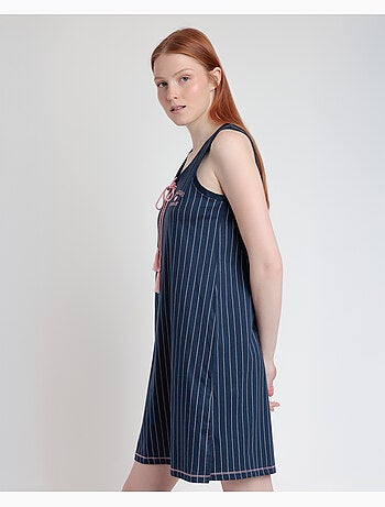 Chemise de nuit sans manches Loading Energy pour femme RESTEZ À LA MAISON