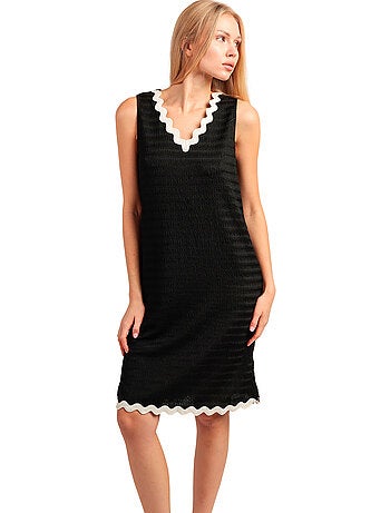 Chemise de nuit sans manches Luxe Waves