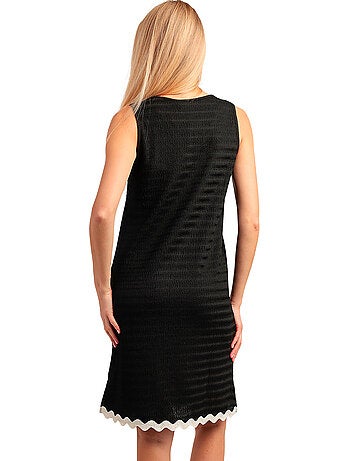 Chemise de nuit sans manches Luxe Waves