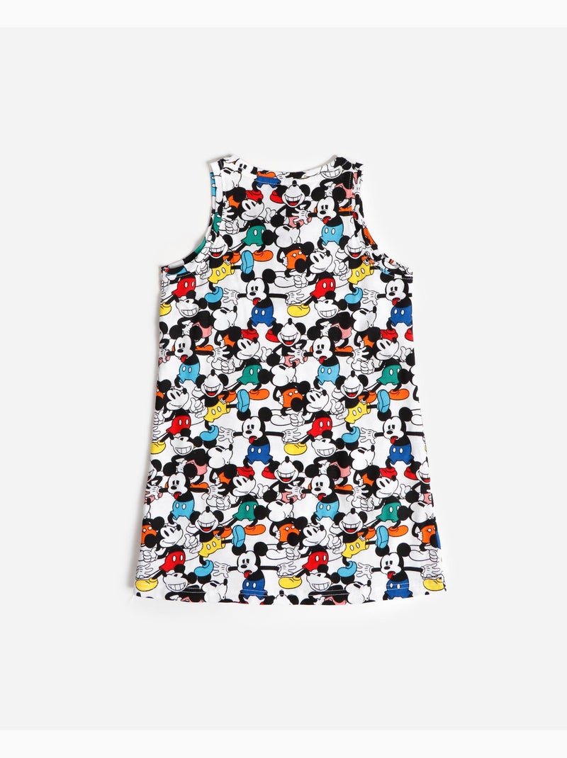 Chemise de nuit sans manches Mickey fluorescente DISNEY pour filles Multicolore - Kiabi