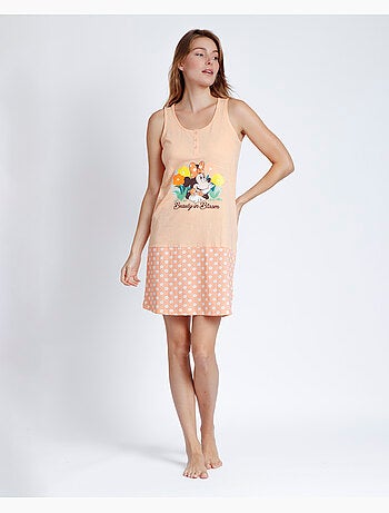 Chemise de nuit sans manches Minnie Flowers pour femme DISNEY