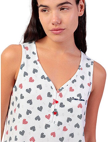 Chemise de nuit sans manches Ocean Lover