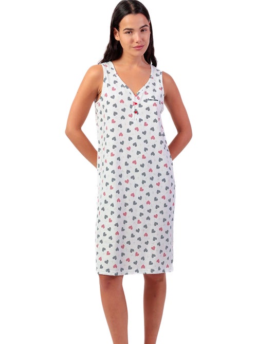 Chemise de nuit sans manches Ocean Lover - Kiabi Chemise de nuit sans manches Ocean Lover - Kiabi