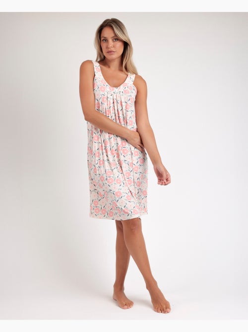 Chemise de nuit sans manches Rouse Peony pour femme d'ADMAS GARDEN - Kiabi Chemise de nuit sans manches Rouse Peony pour femme d'ADMAS GARDEN - Kiabi