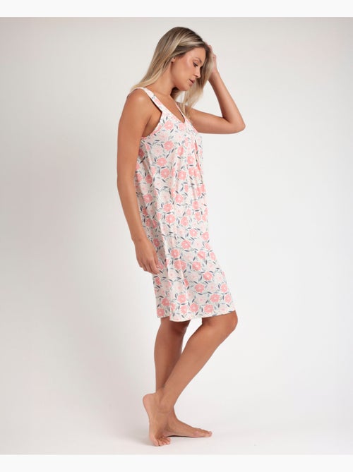 Chemise de nuit sans manches Rouse Peony pour femme d'ADMAS GARDEN - Kiabi Chemise de nuit sans manches Rouse Peony pour femme d'ADMAS GARDEN - Kiabi