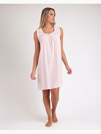 Chemise de nuit sans manches Spiga classique pour femme ADMAS CLASSIC