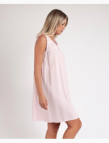Chemise de nuit sans manches Spiga classique pour femme ADMAS CLASSIC