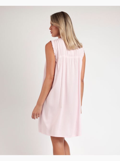 Chemise de nuit sans manches Spiga classique pour femme ADMAS CLASSIC - Kiabi Chemise de nuit sans manches Spiga classique pour femme ADMAS CLASSIC - Kiabi