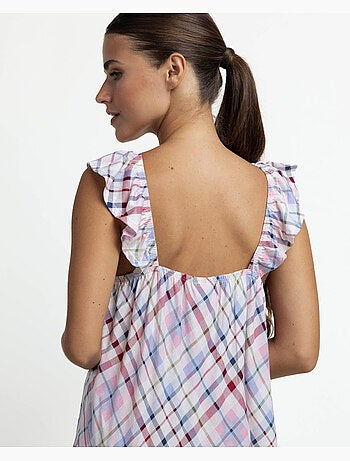 Chemise de nuit sans manches square garden pour femme admas garden