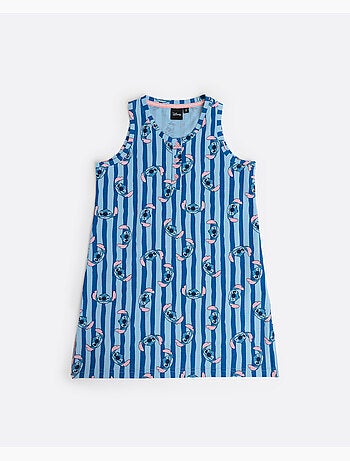 Chemise de nuit sans manches Stitch Waves pour filles de Disney