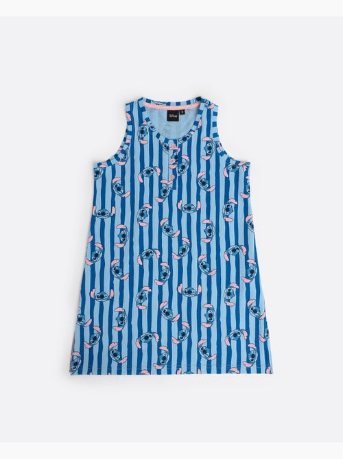 Chemise de nuit sans manches Stitch Waves pour filles de Disney - Kiabi Chemise de nuit sans manches Stitch Waves pour filles de Disney - Kiabi