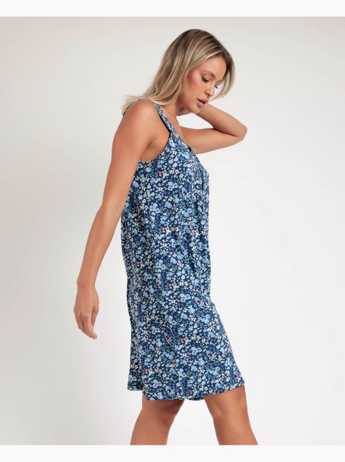 Chemise de nuit sans manches Water Lily pour femme ADMAS GARDEN - Kiabi Chemise de nuit sans manches Water Lily pour femme ADMAS GARDEN - Kiabi