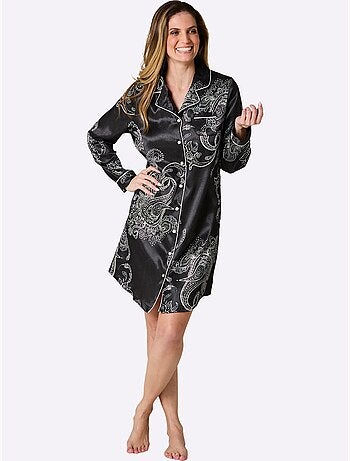 Chemise De Nuit Satin - Taille Standard - Witt