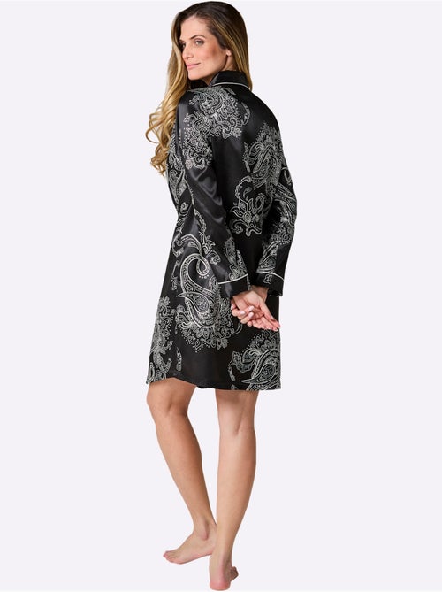 Chemise De Nuit Satin - Taille Standard - Witt - Kiabi Chemise De Nuit Satin - Taille Standard - Witt - Kiabi