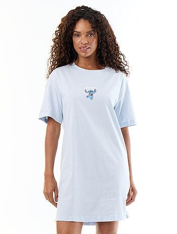 Chemise de nuit tee-shirt 'Stitch'