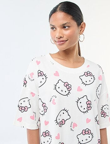 Chemise de nuit tee-shirt 'Hello Kitty'