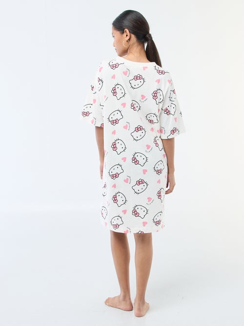 Chemise de nuit tee-shirt 'Hello Kitty' - Kiabi