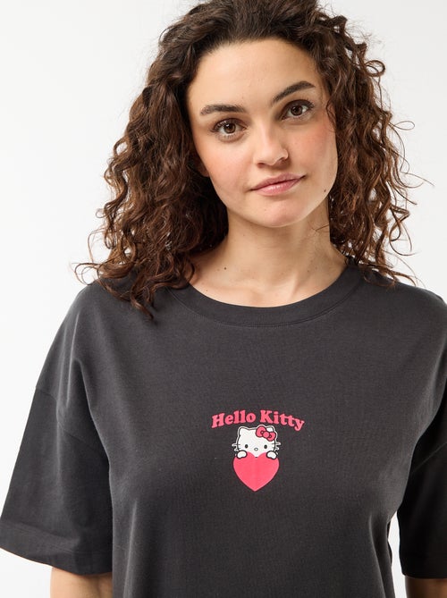Chemise de nuit tee-shirt 'Hello Kitty' - Kiabi