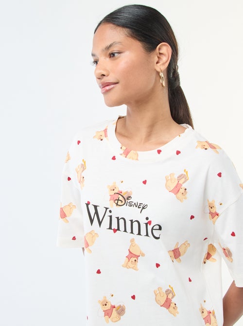 Chemise de nuit tee-shirt 'Winnie' - Kiabi