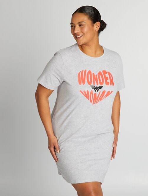 Chemise de nuit tee-shirt 'Wonder Woman' - Kiabi