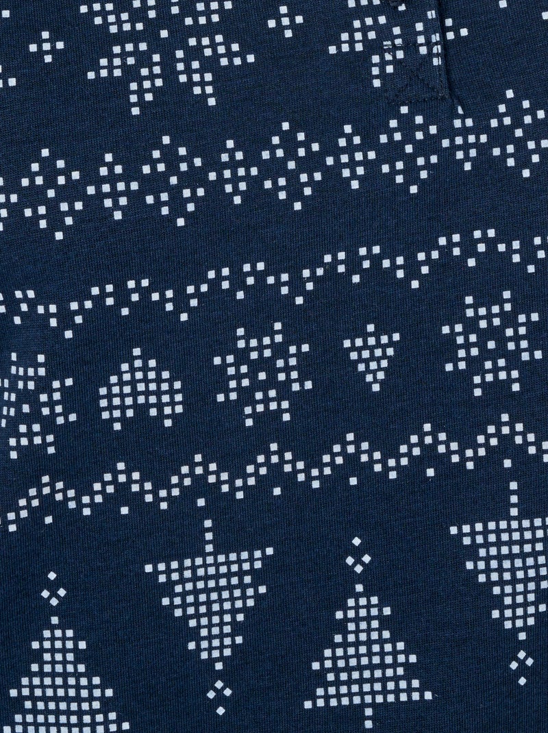 Chemise de nuit Thermolactyl - Damart Bleu marine - Kiabi