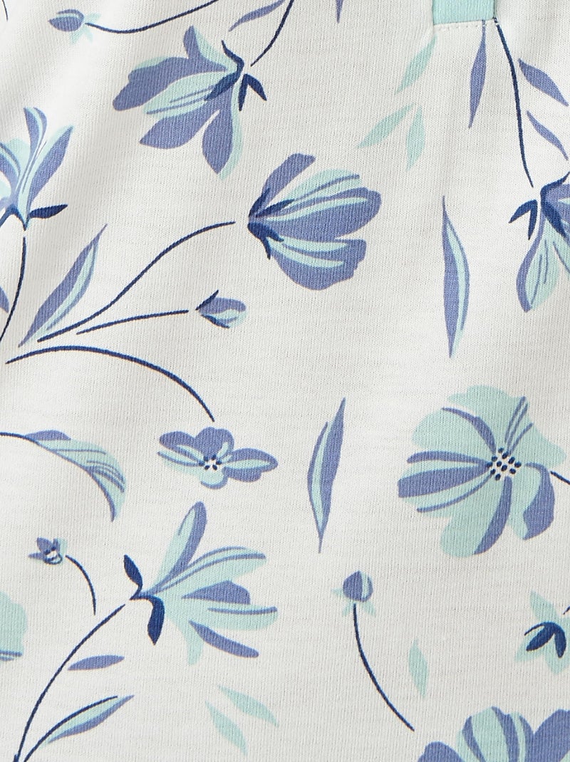 Chemise de nuit Thermolactyl avec chauffe-épaules  - Damart Bleu - Kiabi